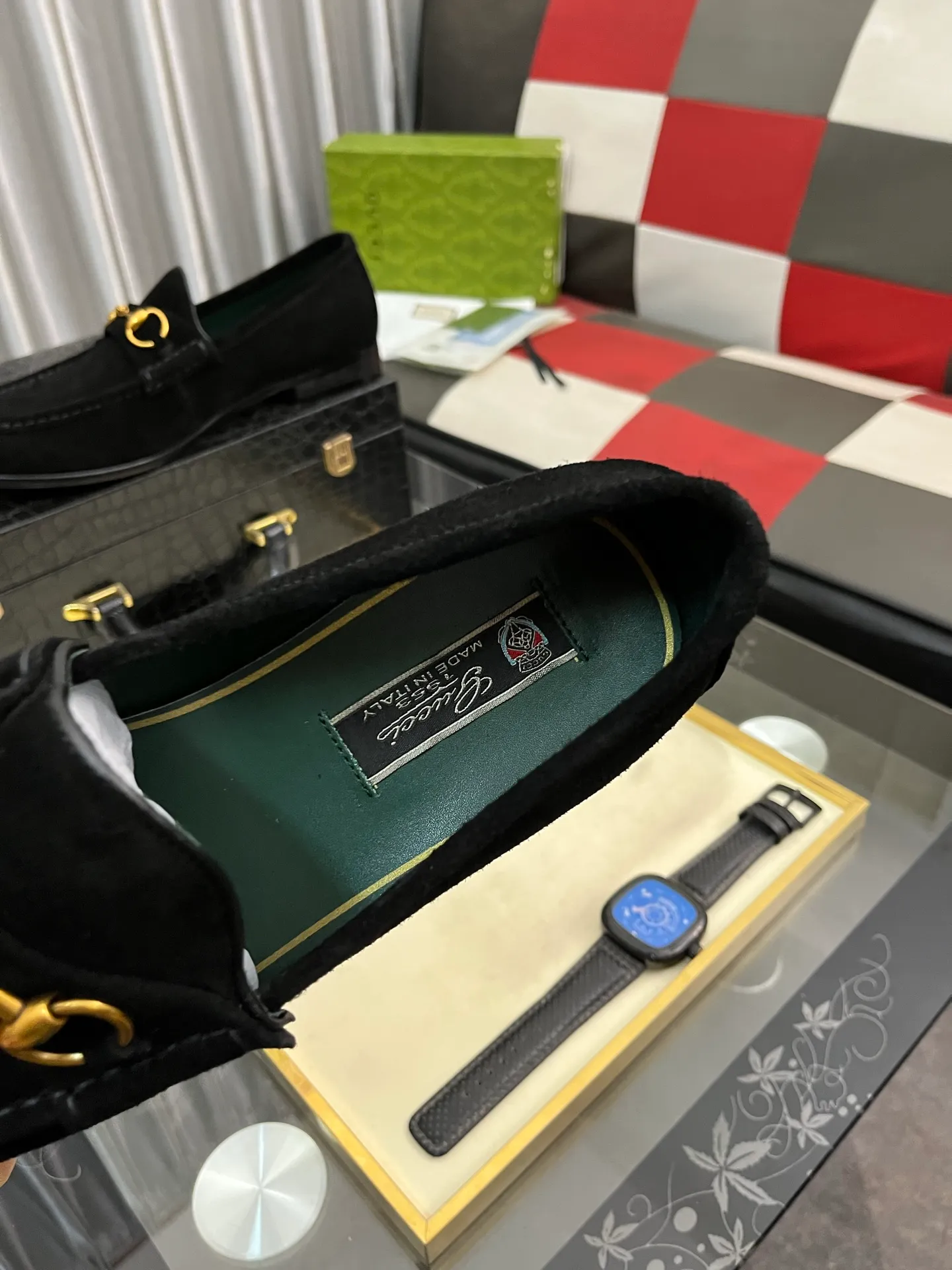 Men's Men's Shoes 💰540⌚️⌚️【GUCCI】The most popular classic Gucci leather shoes. Synchronized with the official website, the upper is made of Italian first-layer cowhide ➕cowhide lining, with unique brand and unique craftsmanship. Highlighting the hot style of the new year. Stop hesitating, stop wandering, get it now. Digital: 38--444️⃣colors available